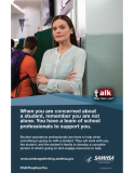 Talk. They Hear You. Student Assistance: You Are Not Alone (Educators) - 18x24 Poster