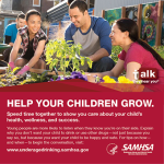 Talk. They Hear You: Help Your Children Grow Print Public Service Announcement  – Wallet Card