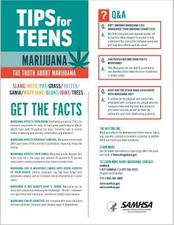 Tips for Teens: The Truth About Marijuana
