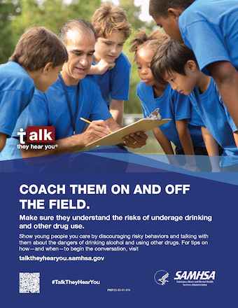 Talk. They Hear You: Coach Them On and Off the Field – Flyer