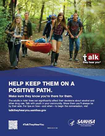 Talk. They Hear You: Help Keep Them on a Positive Path – Flyer